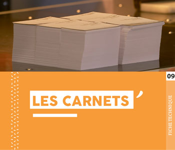 Fiche technique "Les carnets" - Cloître Imprimeur