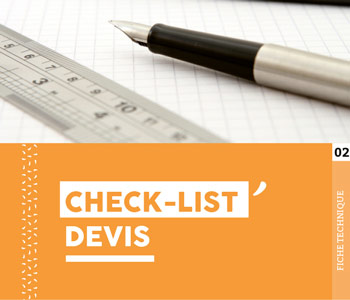 Fiche technique "Check-list devis" - Cloître Imprimeur