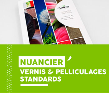 Nuancier Finitions Vernis & Pelliculages Standards - Cloître Imprimeur