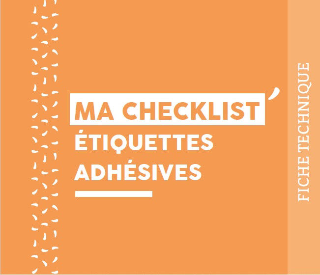 ma checklist étiquettes adhésives